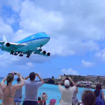 Vliegtuigen spotten op Sint Maarten