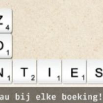 Gratis reiseditie Scrabble bij Hotelplan