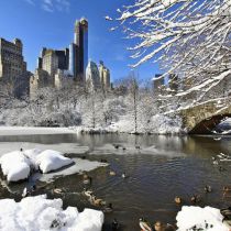 Verwachtte sneeuwstorm New York blijft uit