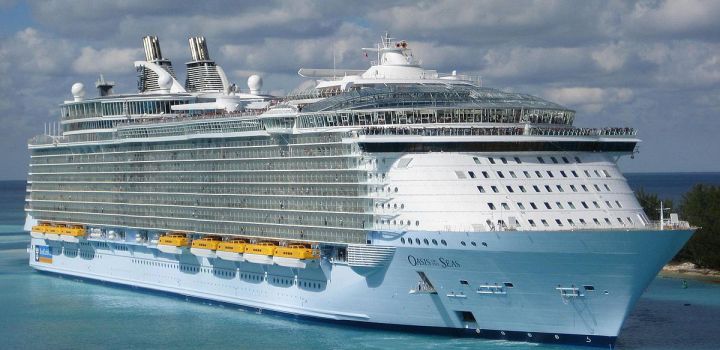 Grootste cruiseschip ter wereld maakt zich gereed voor haar eerste tocht
