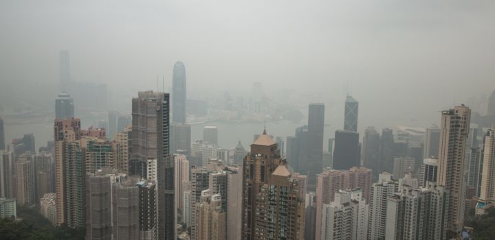 Januari warm en bewolkt in Hong Kong