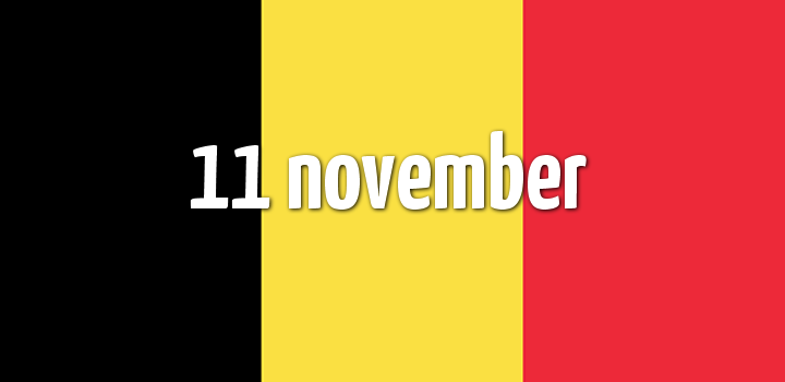 Winkels België gesloten op 11 november
