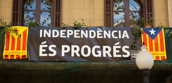 Catalanen willen een onafhankelijk Catalonië
