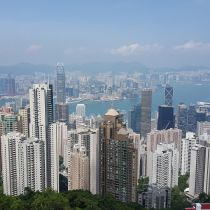 Minder reizigers naar Hongkong