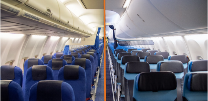 KLM vernieuwt volledig cabine-interieur van 14 Boeing 737-800’s